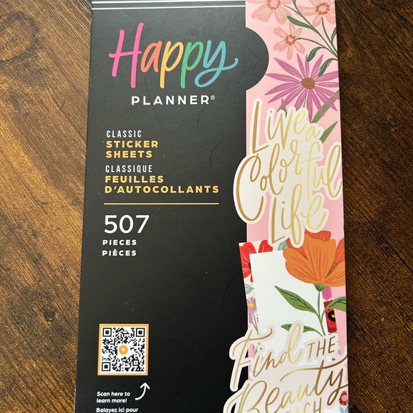 “Live a‎ Colorful Life” Happy Planner Vibrant Sticker Book - Picture 1 of 13